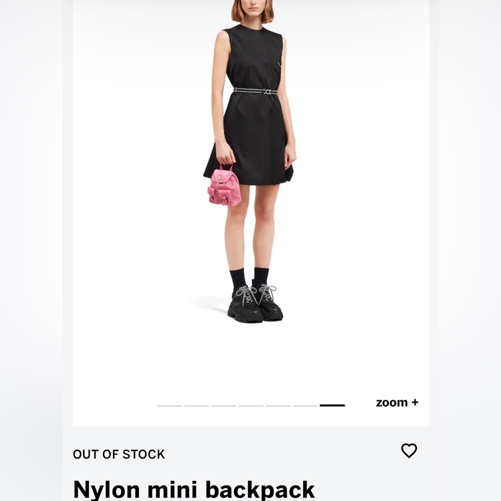 Authentic Prada Mini Backpack - image 2